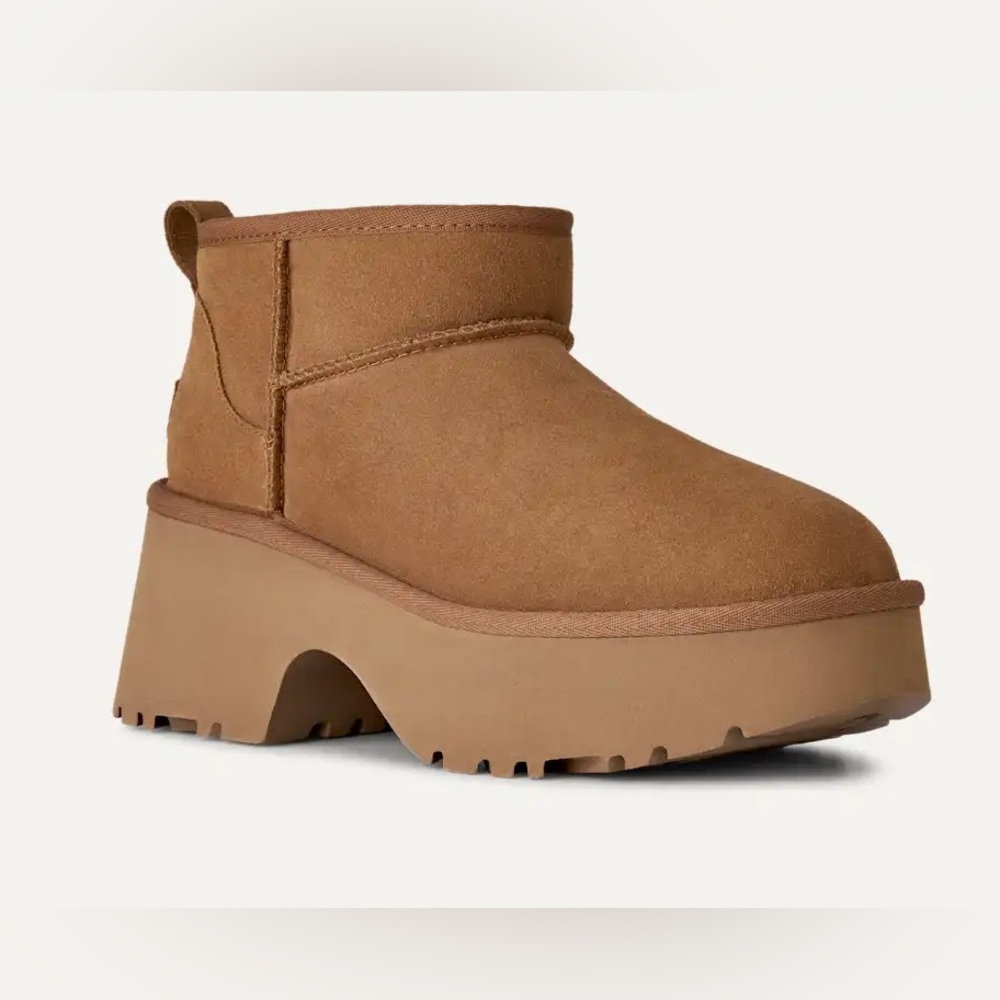 UGG Classic Ultra Mini New Heights Sheepskin Boots Sold Out Online NWT